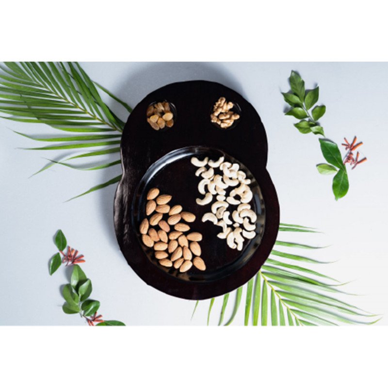 Looms And Weaves Premium Mango Wood Multipurpose Serving Tray - Image 2