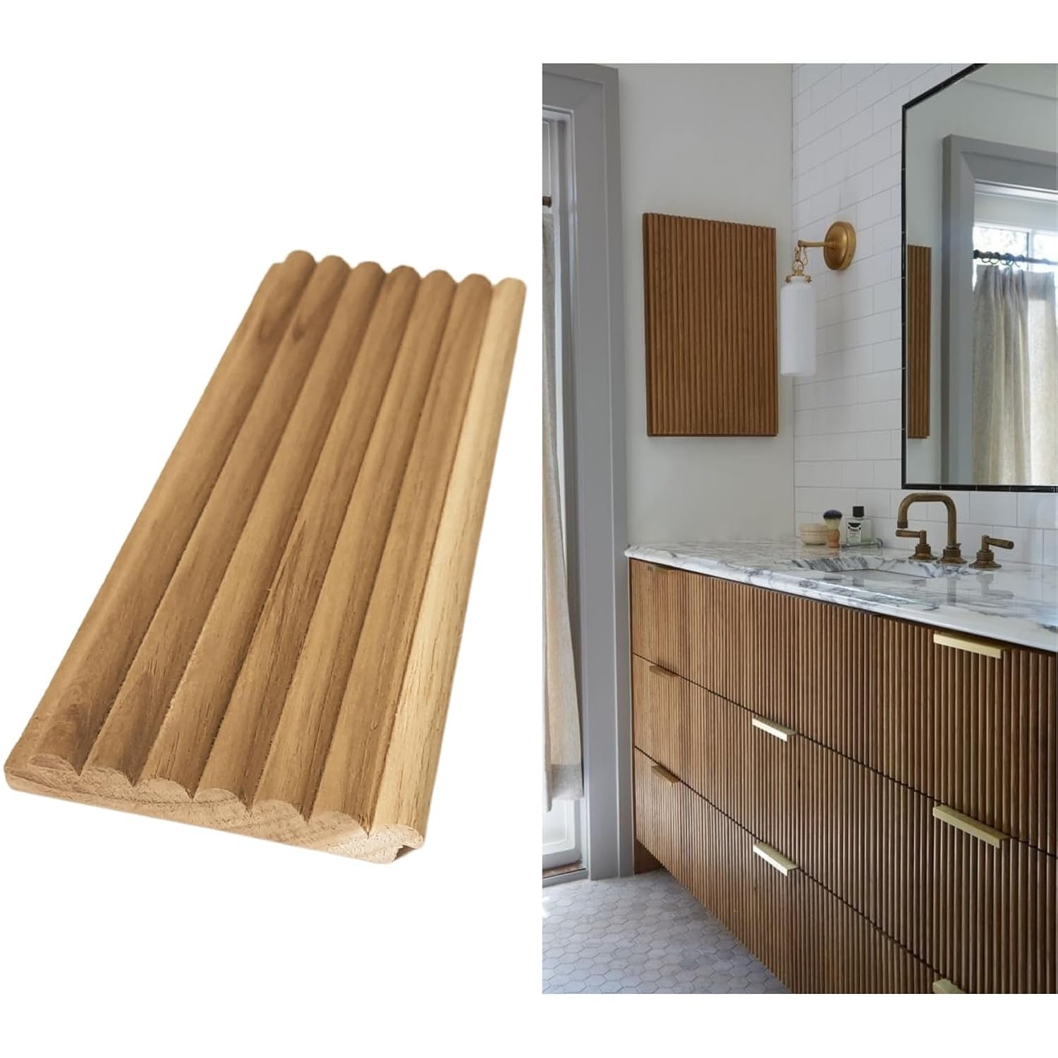 # 109 Wooden Panel 95x12 - Image 3