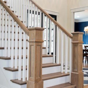 4394 Recessed Panel Box Newel