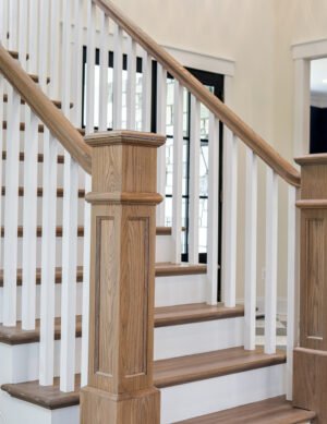 4394 Recessed Panel Box Newel